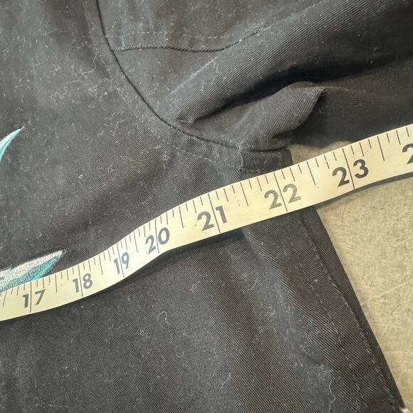 Vintage Y2K Bibi Sama Chinese Zodiac Dog Bomber Black Longsleeve Jacket M L - Picture 4 of 5